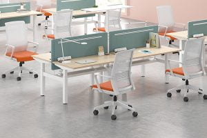 K1-BH-01 Mesh High Back Chair in Open office Space