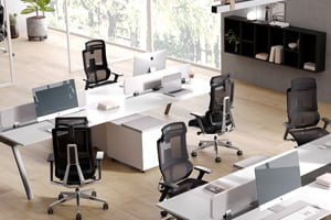 Dynamic Lumbar support Ergonomics chair X6-BM-01 Staff Space