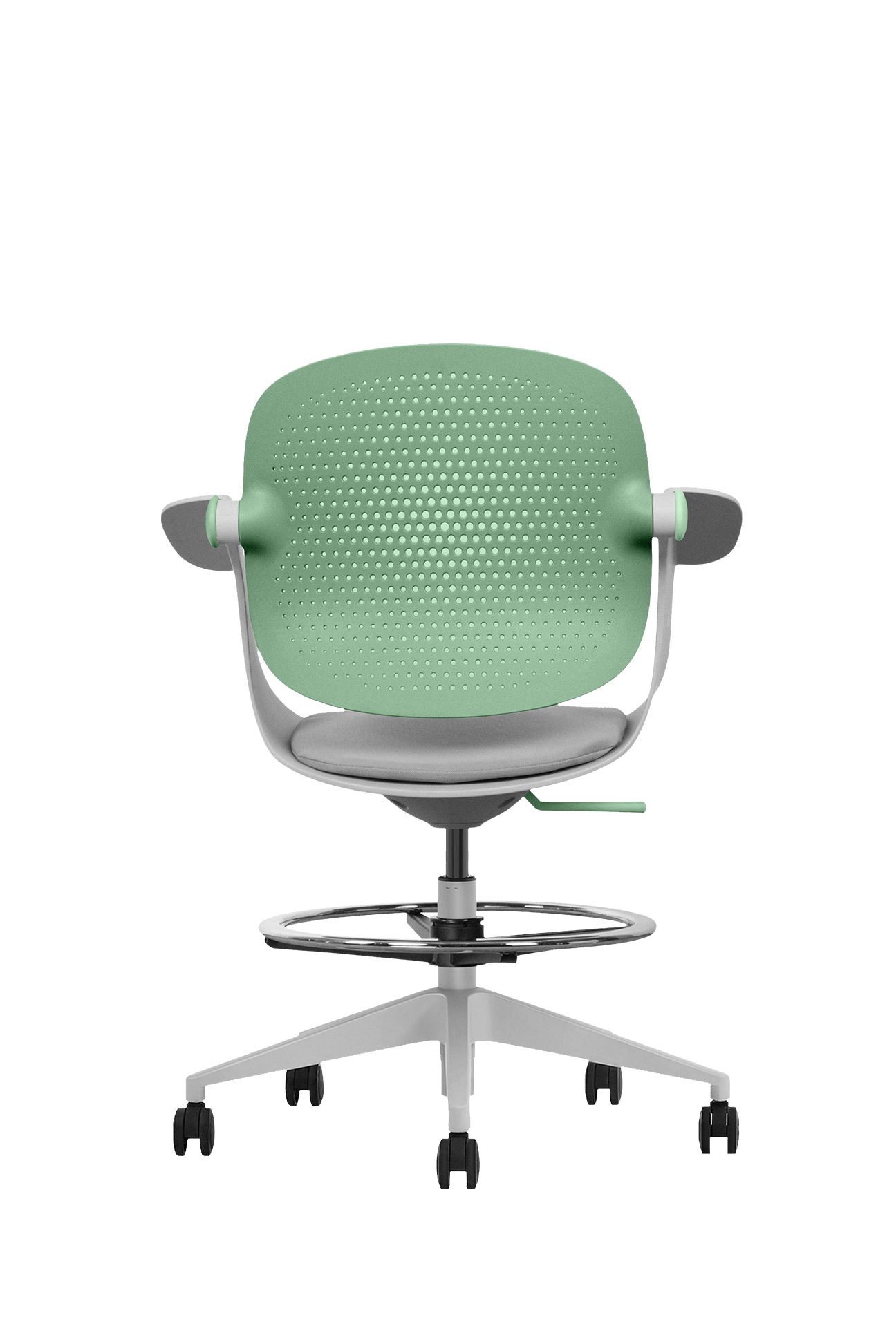 Ergonomic High-Base Desk Chair with Footring | VASEAT