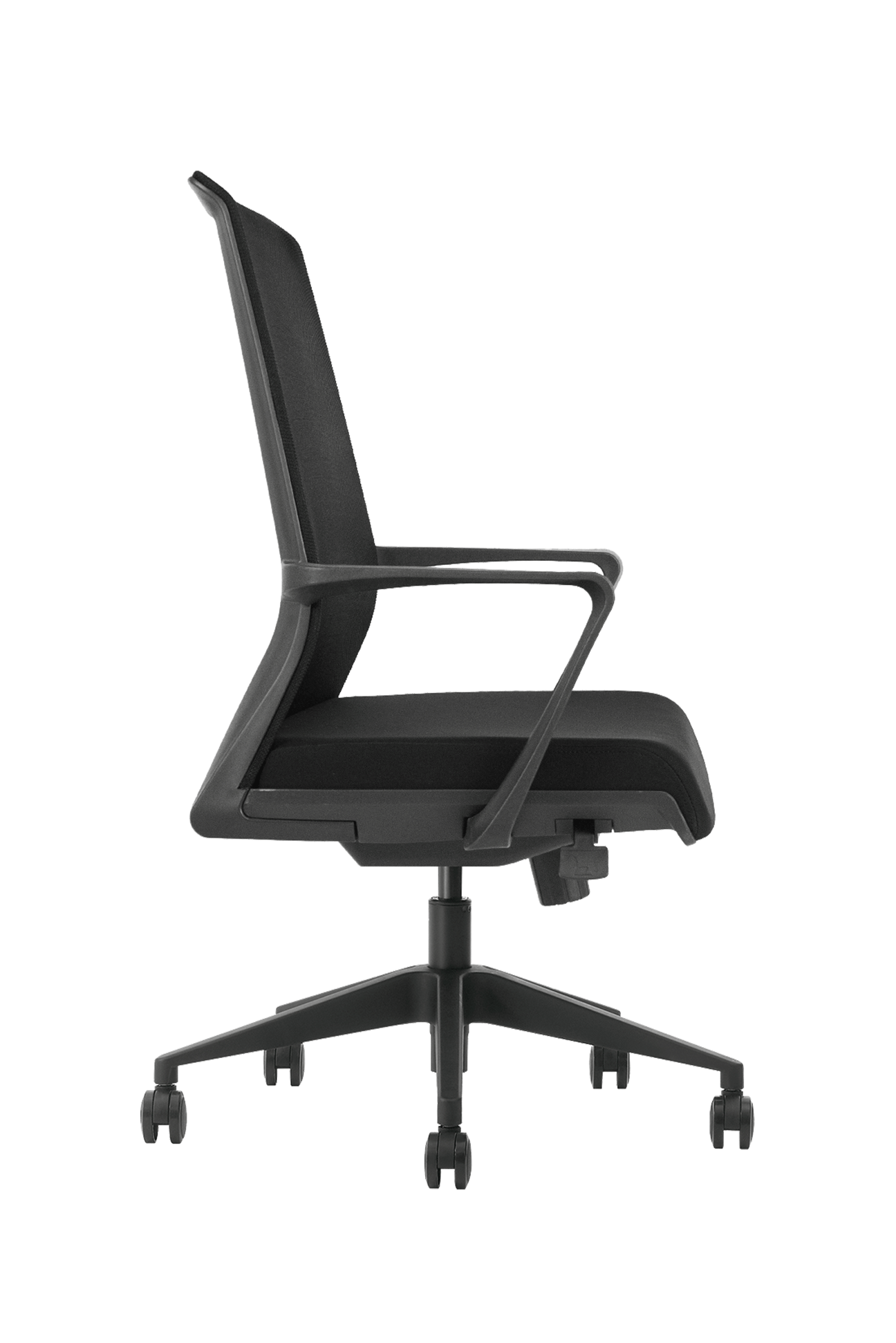 Mesh Mid Back Office Chair K1-BM-01 Black 90°