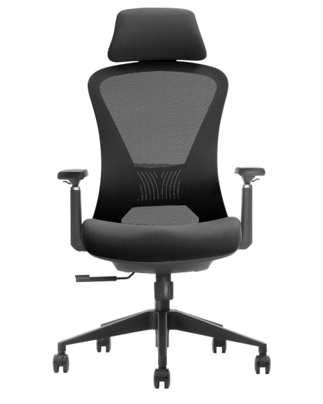 VARI - chair - mesh, memory foam, cooling gel, high-density polyurethane  foam - black - 43285 - Office Furniture 