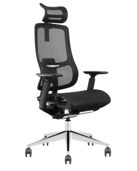 back adjustable ergonomic office chair Black 45°