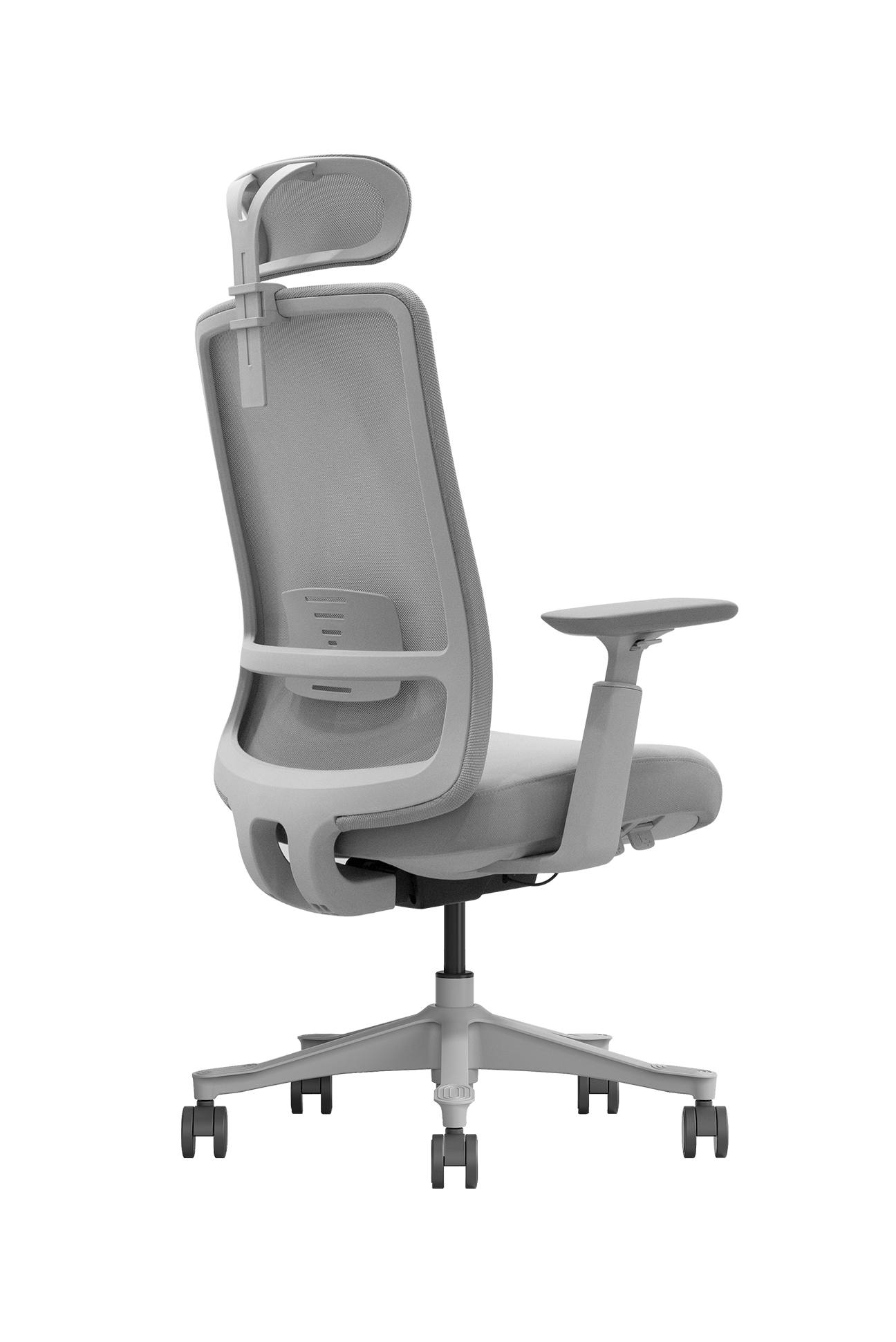 V1-GH-02 grey High Back desk chair