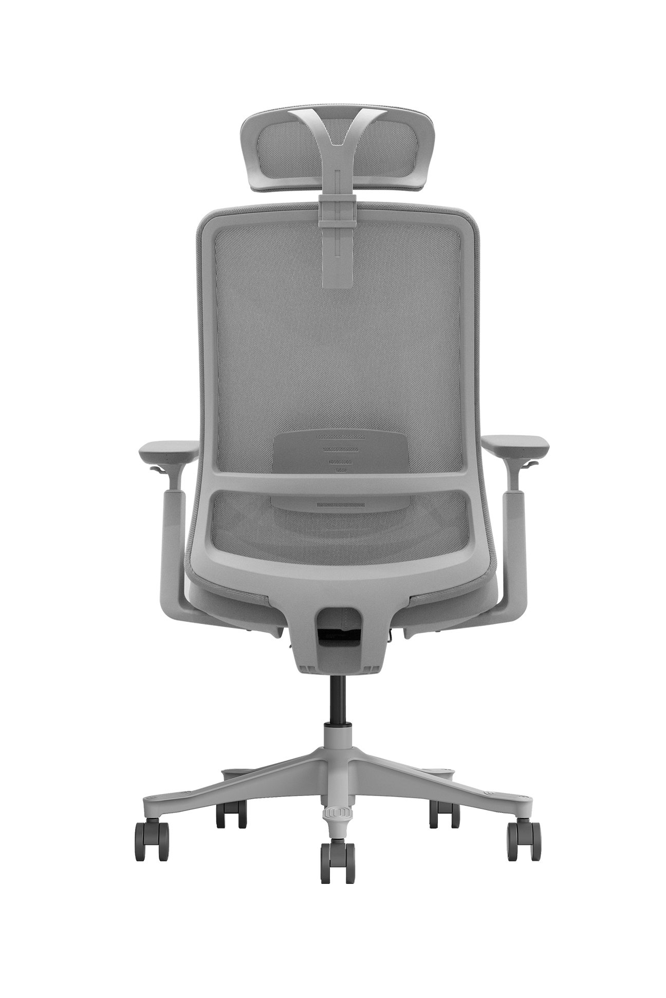 V1-GH-02 grey High Back desk chair