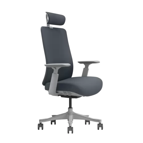 ergonomic office chair with adjustable armrests and wheels