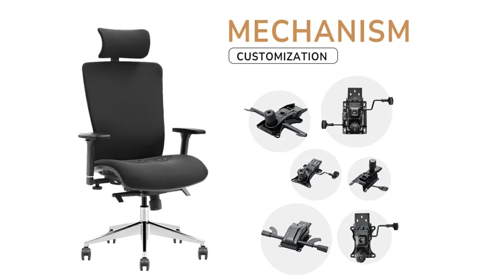 Cushion Fabrics Ergonomic Office Chair丨 Vaseat Furniture