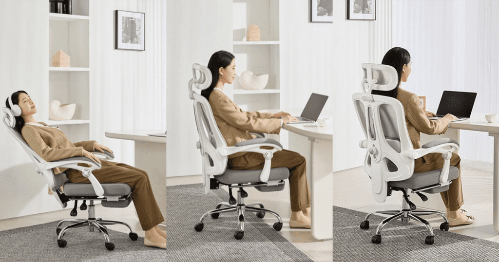 how to sit on an office chair