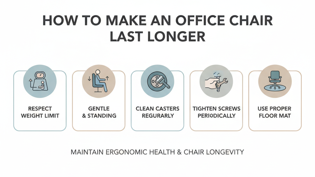 How Long Does Office Chair Last and how daily habits affect chair lifespan